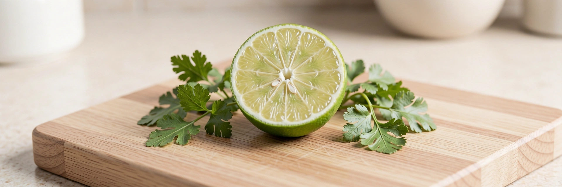 Ingredientes frescos en cocina mexicana