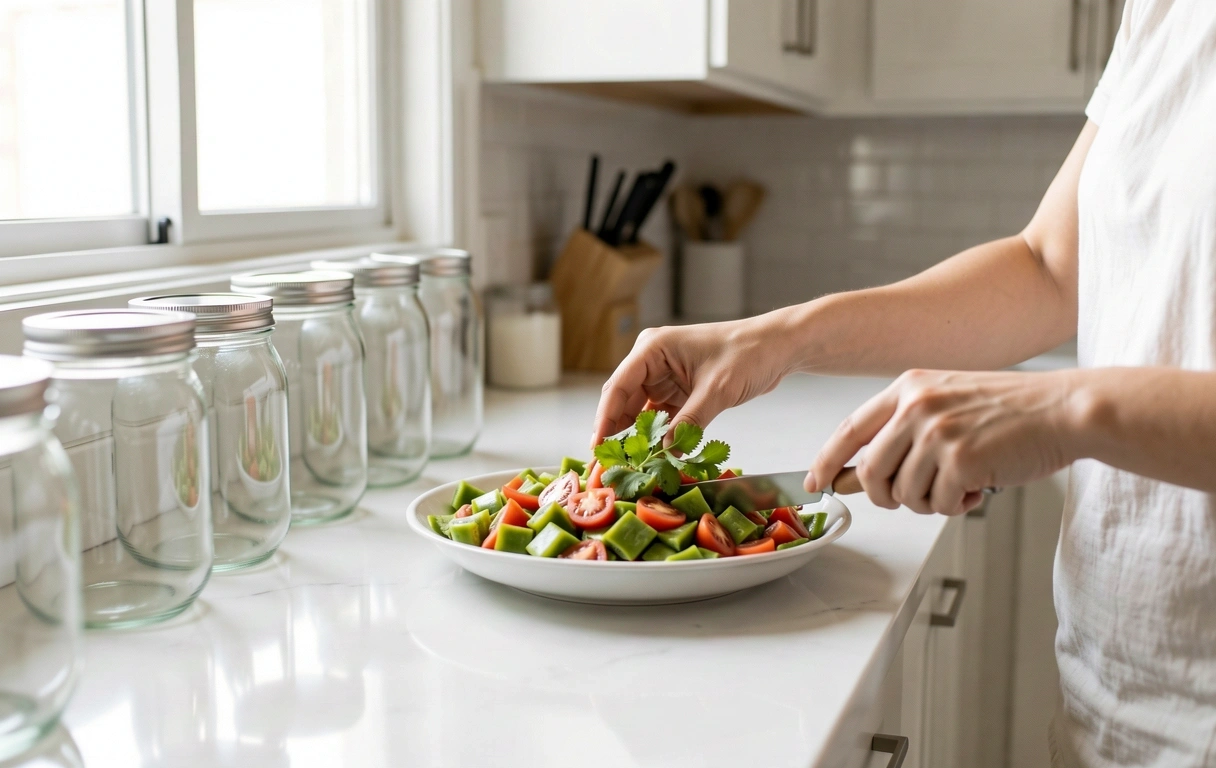 Ingredientes frescos y naturales